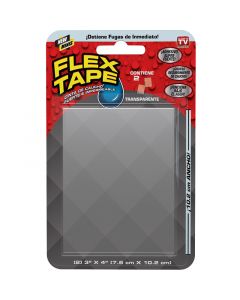 Teipe transparente flex seal cinta de caucho impermeable 7,6cm x 10,2cm (2 unidades)