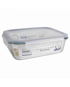 Contenedor rectangular vidrio 1.500 ml