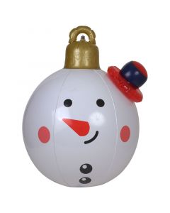 Inflable navideño hombre de nieve 80 cm