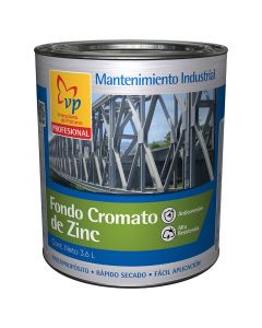 Pintura anticorrosiva solvente fondo cromato de zinc verde mate 1 gal