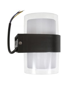 Lámpara led de pared cuadrado interior y exterior 2 luces 20 W