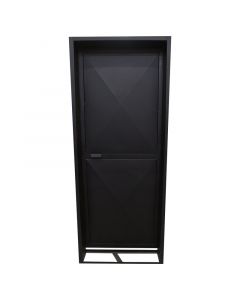 PUERTA CON MARCO DIAMANTE Y PASADOR