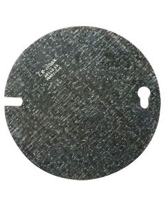 Ferreinox-tapa redonda 4pulg ciega galvanizada cal 0,45