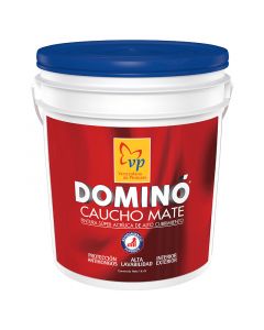 Pintura caucho Dominó gris selecto mate clase B 4 gal