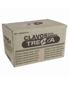 Clavo para madera 2½" x 12 cal (Caja de 1 kilo)