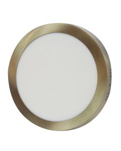 Lámpara led sobreponer bronce 18 W 6.000 K