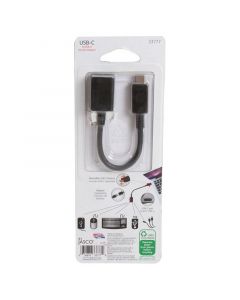 Cable usb tipo c a usb a hembra 0.15m ge