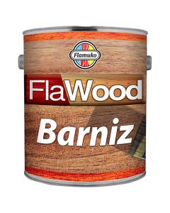Barniz para madera mate flamuko - flawood de 1/4 de galón