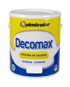 Pintura blanco mate decomax-quimicolor clase c de 1 galón