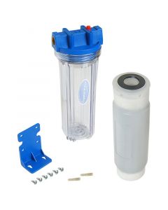 Filtro para agua 10" dual blanco con celulosa y carbón activado