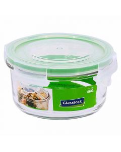 Contenedor redondo vidrio templado 400 ml CLASSIC
