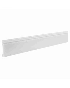 Rodapié pvc blanco liso 240 x 8 x 1,5 cm