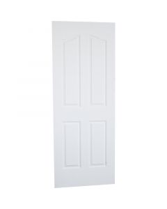 Puerta 4 paneles blanca de 80 x 210 cm