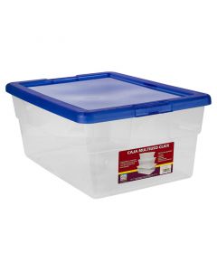 Caja multiuso con tapa tipo click 20 litros