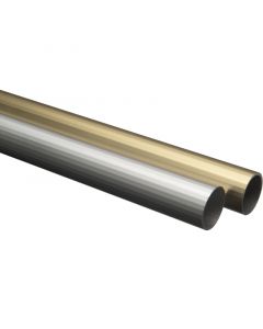Tubo redondo de aluminio natural de 19mm x 1,5m tauro 1pza.