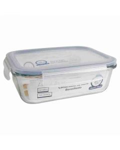 Contenedor rectangular vidrio 1.000 ml