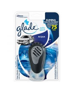 Ambientador para vehículos aroma aqua líquido Glade