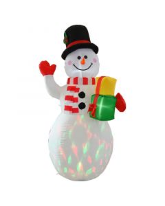 Inflable muñeco de nieve 165 cm