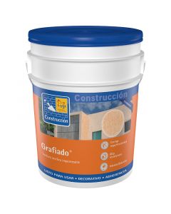 Grafiado solvente Construcción gris concreto brillante 5 gal