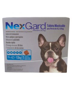 Nexgard antipulgas perros de 4 a 10 kg 28,3 mg
