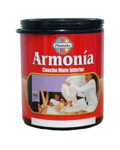 Pintura blanco ostra mate caucho Flamuko Armonía clase A 1 gal