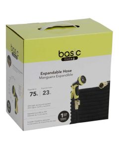 Manguera expandible  7 a 23 m incluye pistola de riego