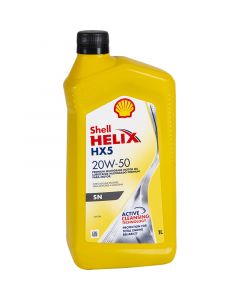 Aceite shell helix 20w50 mineral  hx5 sn 1l