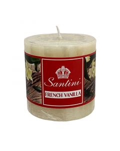 VELA BEIGE PARAFINA VAINILLA 1 PIEZA