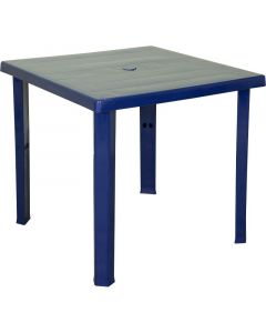 Mesa cuadrada 80x80 cm azul