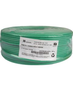 Rollo cable thw 10 awg verde 100m