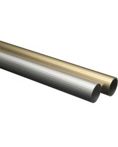 Tubo redondo de aluminio mate de 10mm x 2m tauro 1pza.