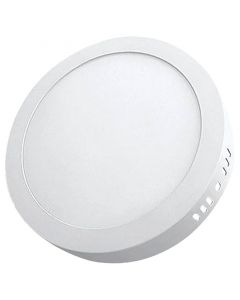 Lámpara led redonda superficial 15 W luz fría