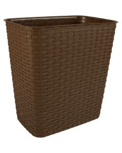 Papelera tejida rectangular 12 litros
