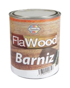 Barniz para madera caoba oscuro flamuko - flawood de 1/4 de galón