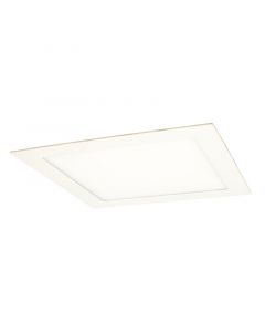 Empotrable led cuadrado blanco 18 W 85 - 277 V 6.000 K