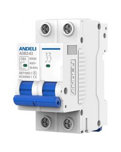 BREAKER TERMOMAGNÉTICO CURVA C 2 X 10 A 400 V