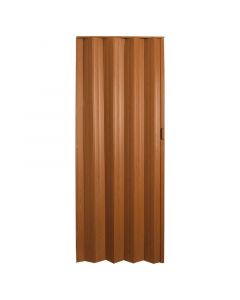 Puerta plegable color cedro 90 x 210 cm