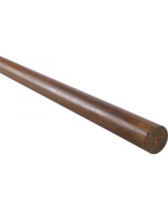 Barra de madera 30mm x 1.50 m nogal