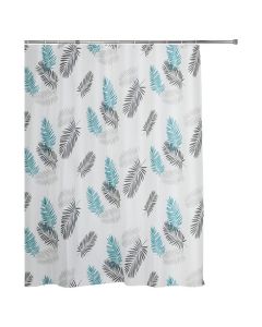 Cortina para baño peva estampado 183 x 183 cm incluye 12 ganchos plásticos