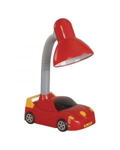 Lámpara de mesa 1 luz auto rojo e27