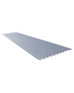 Lámina ondulada zinc 2 mm 83 x 360 cm