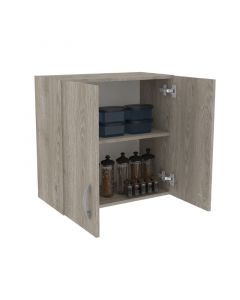Modulo aéreo 2 puertas cenizo 60 x 60 x 32 cm