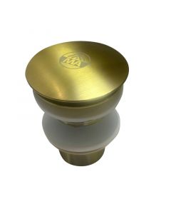 Desagüe para lavamanos push sin rebosadero acero inoxidable oro mate MA Faucet