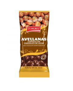 Avellanas cubiertas con chocolates de leche 40 g