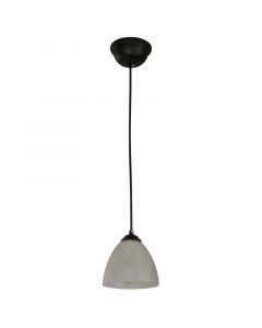 Lámpara colgante negro 1l e27 60w (base enroscable)