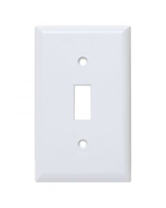 Placa para interruptor de palanca blanco