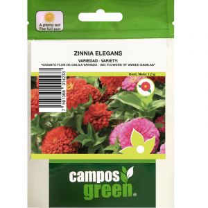 Semillas de Zinnia Elegans / Gigante Flor de Dalia variada | Ferretería EPA