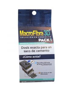 MACROFIBRA 3D PARA CONCRETO, EMPAQUE PACK 1