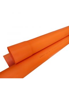 TUBO  PVC REFORZADO 75 MM (3") X 3M